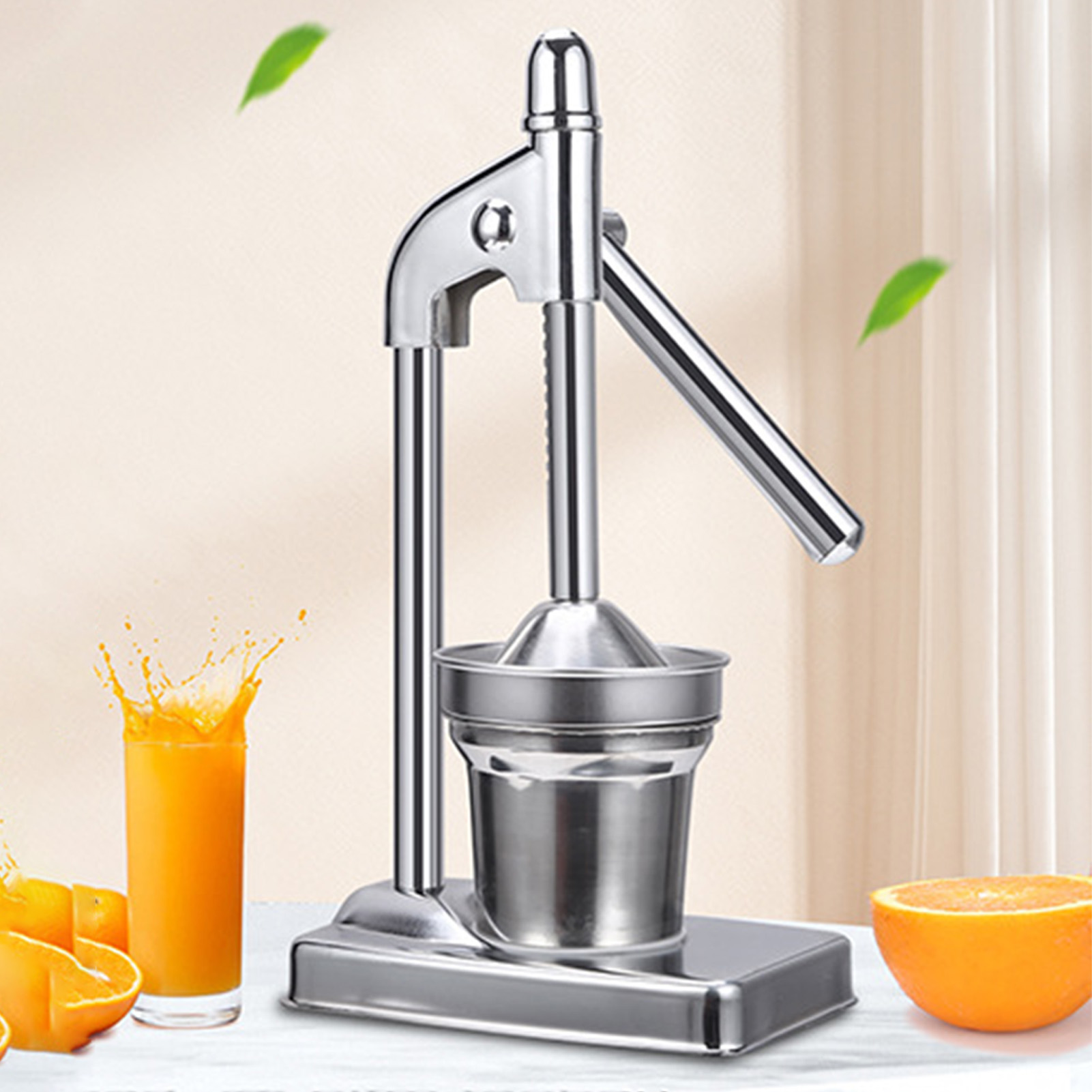 Kitchen Job - Paslanmaz Çelik Manuel Meyve Sıkacağı Portakal