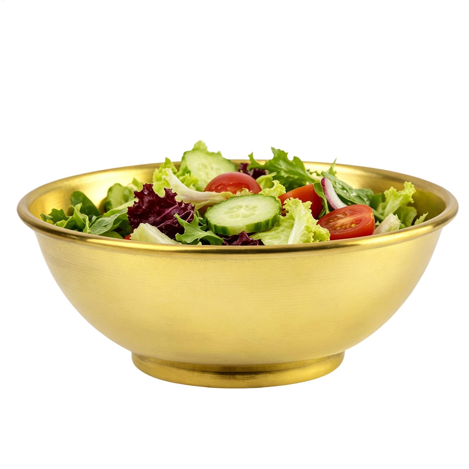 Kitchen Baking Cooking - Büyük Bakır Kase, Salata Karıştırma ve