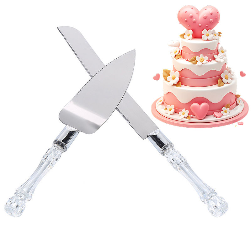 Offset Spatula Set - Kek kürek seti paslanmaz çelik kek