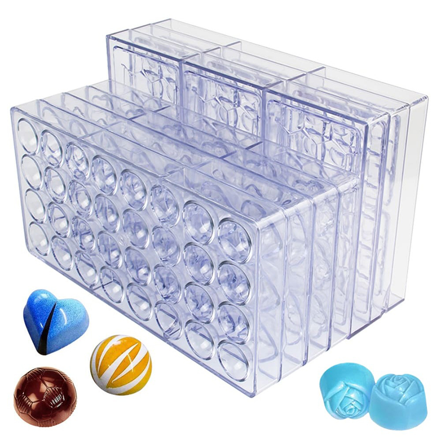 Kitchen Baking Items - 24 Stilleri Mevcuttur Plastik Çikolata Kalıp