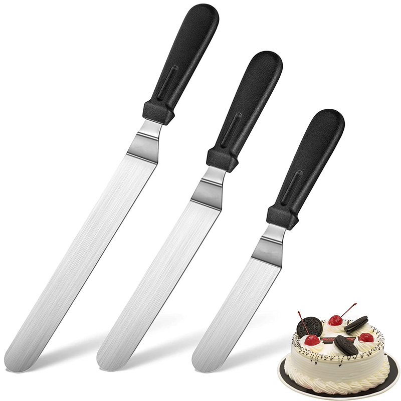 Offset Spatula Set - LMETJMA Kek Ofset Spatula Paslanmaz Çelik