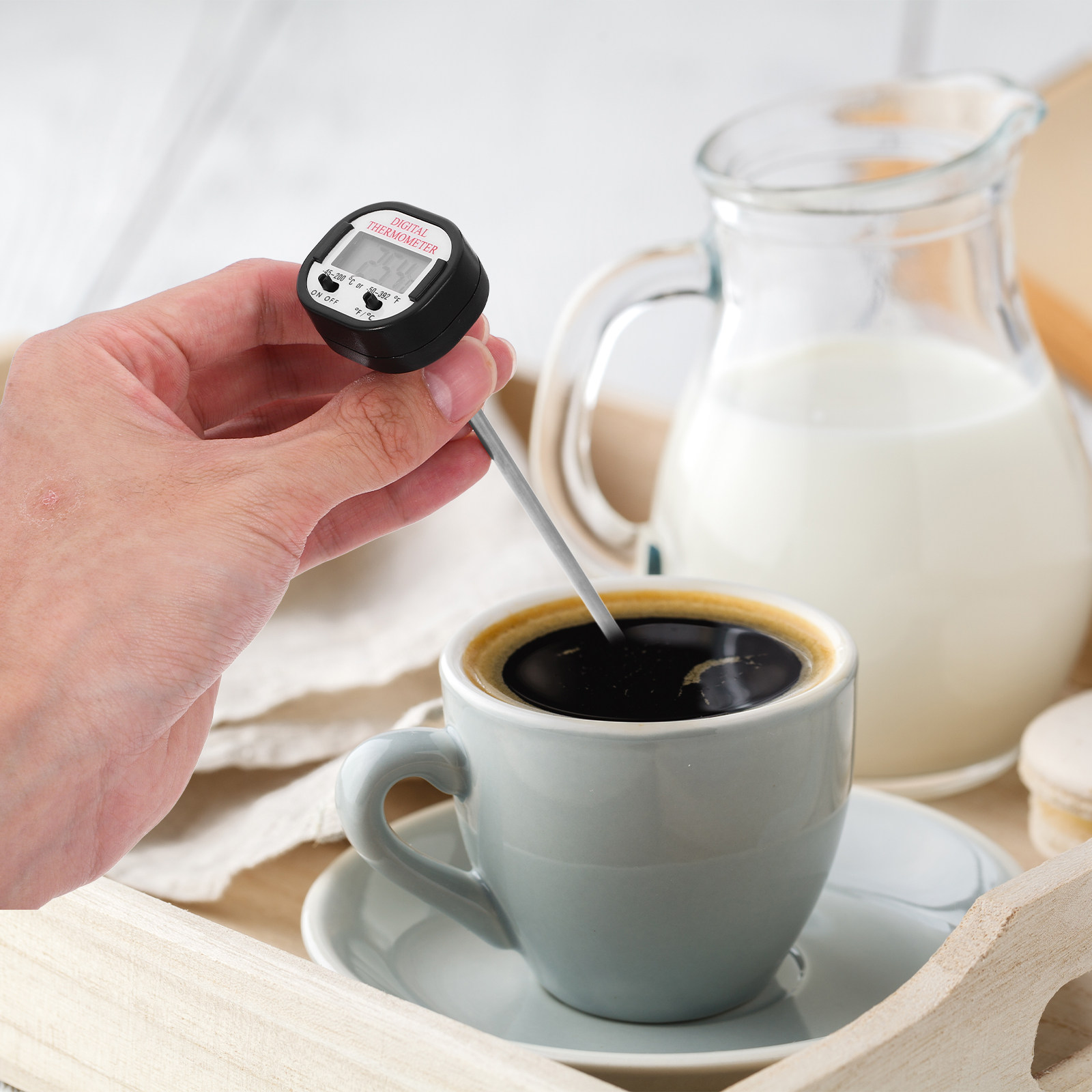 Kitchen Baking Cooking - Elektronik Gıda Termometresi Mutfak Pişirme Barbekü