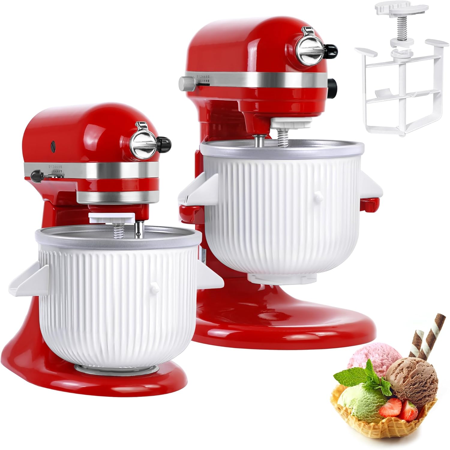 Kitchenaid Baking Set - KitchenAid Stand Mikserleri için Dondurma Yapma
