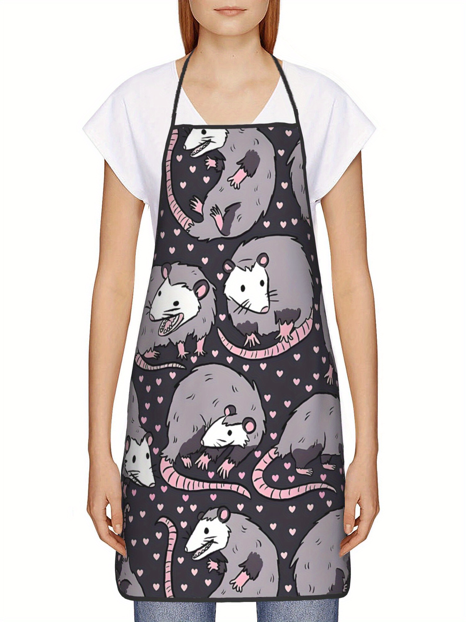 Sevimli Opossum Desenli Önlük  - Kitchen Baking Background incelemesi ve fiyatı