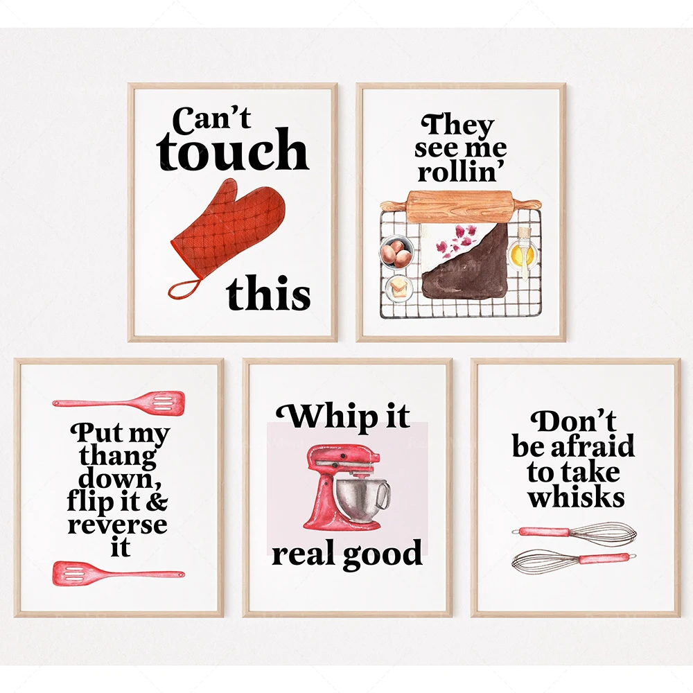 Komik Pişirme Sözleri Posterle - Kitchen Baking Quotes incelemesi ve fiyatı