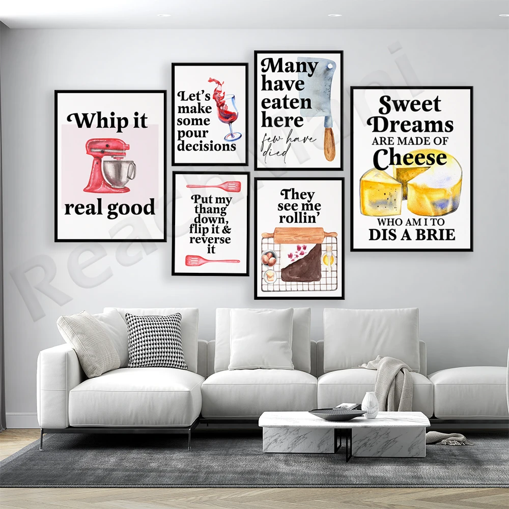 Komik Pişirme Sözleri Posterle - Kitchen Baking Quotes incelemesi ve fiyatı