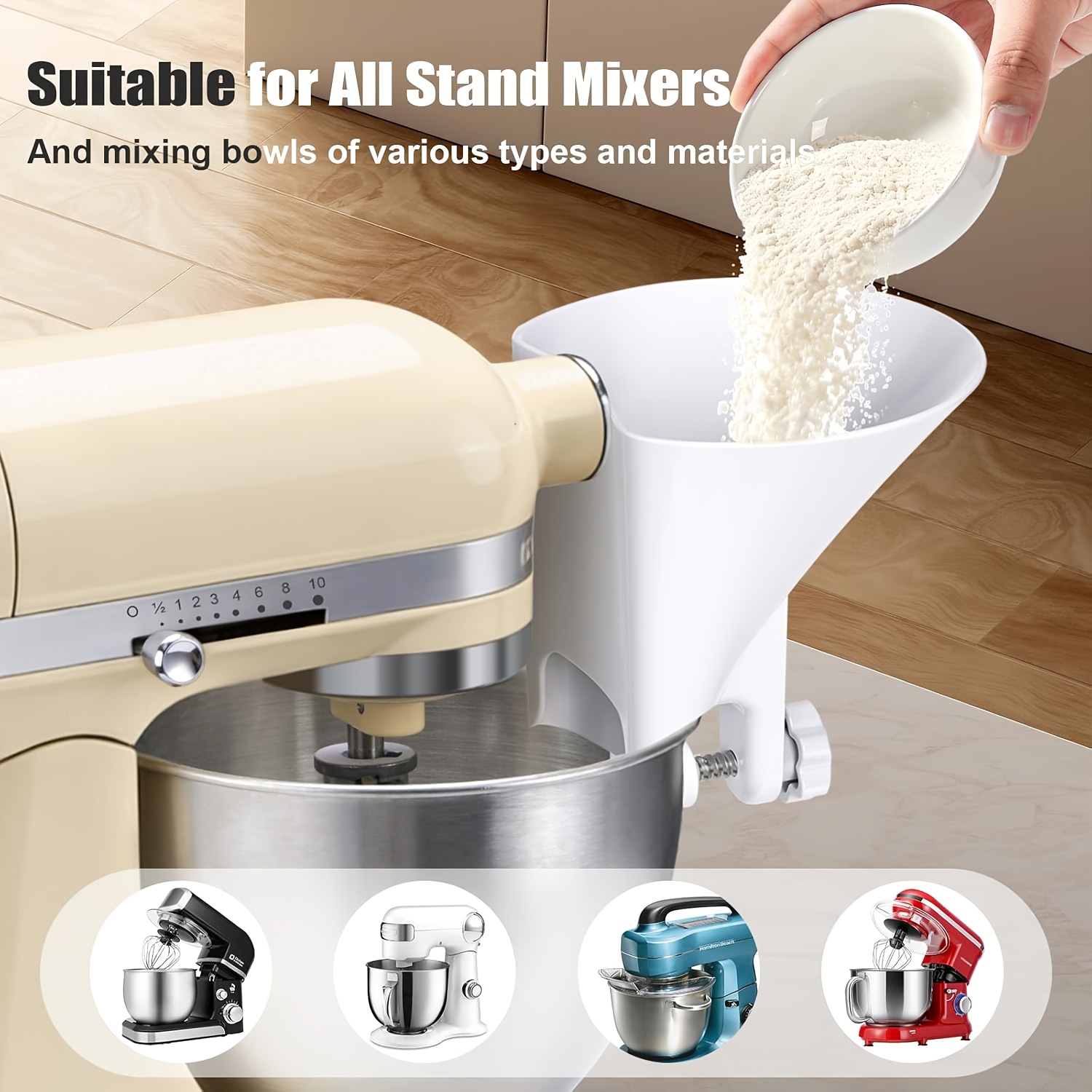 Geniş Ağızlı Un Hunisi Hamur K - Kitchen Aid Baking Mixer incelemesi ve fiyatı