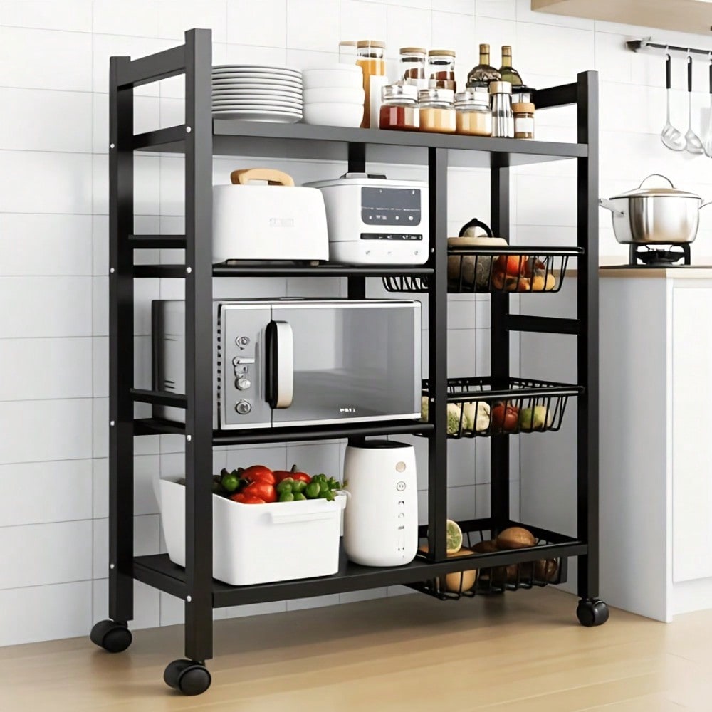 Hareketli Mutfak Depolama Rafı - Kitchen Baking Island incelemesi ve fiyatı