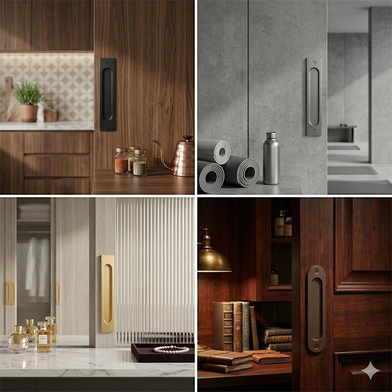 ** Delmesiz Sürgülü Kapı Kolu  - Kitchen Baking Cabinet incelemesi ve fiyatı
