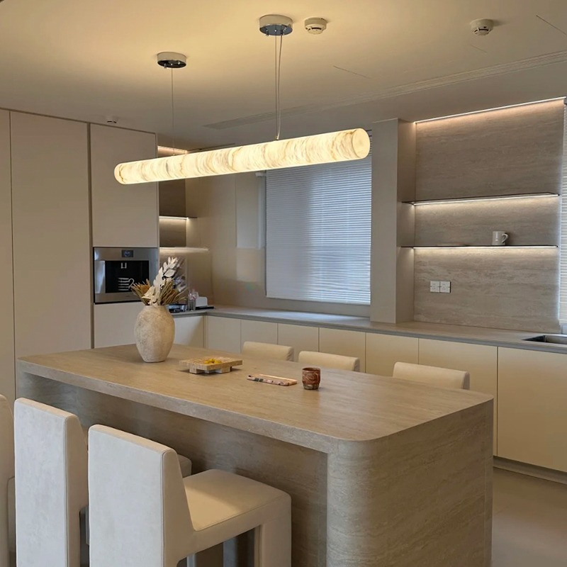 Minimalist Lüks Mermer Sarkıt  - Kitchen Baking Island incelemesi ve fiyatı