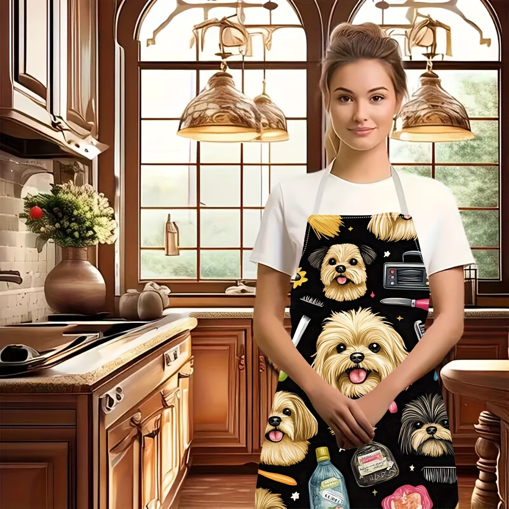 1 adet Komik Köpek Bakıcı Önlü - Kitchen Baking Background incelemesi ve fiyatı