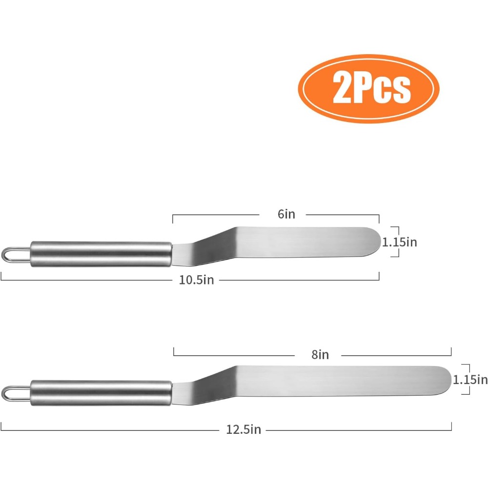 2 Parça Paslanmaz Çelik Ofset  - Offset Spatula Set incelemesi ve fiyatı