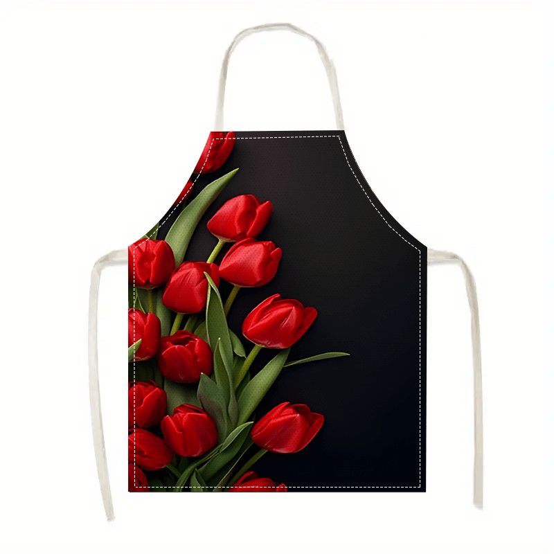 1 adet Kırmızı Lale Çiçeği Siy - Kitchen Baking Background incelemesi ve fiyatı