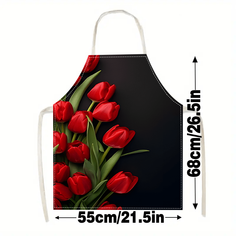 1 adet Kırmızı Lale Çiçeği Siy - Kitchen Baking Background incelemesi ve fiyatı