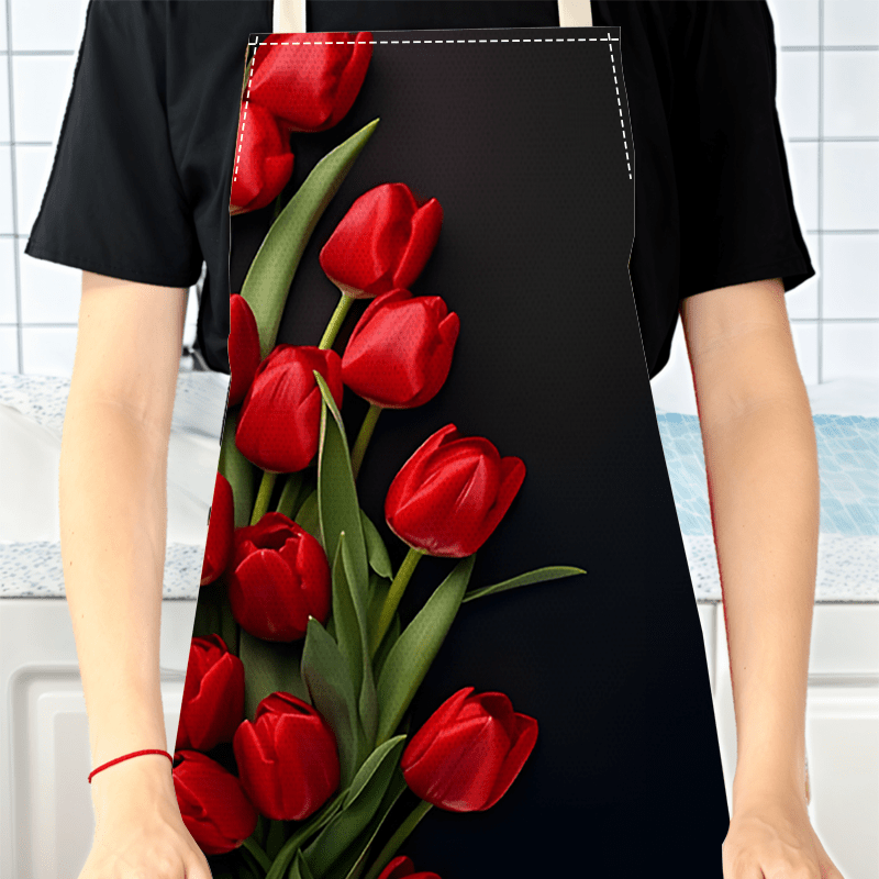 1 adet Kırmızı Lale Çiçeği Siy - Kitchen Baking Background incelemesi ve fiyatı