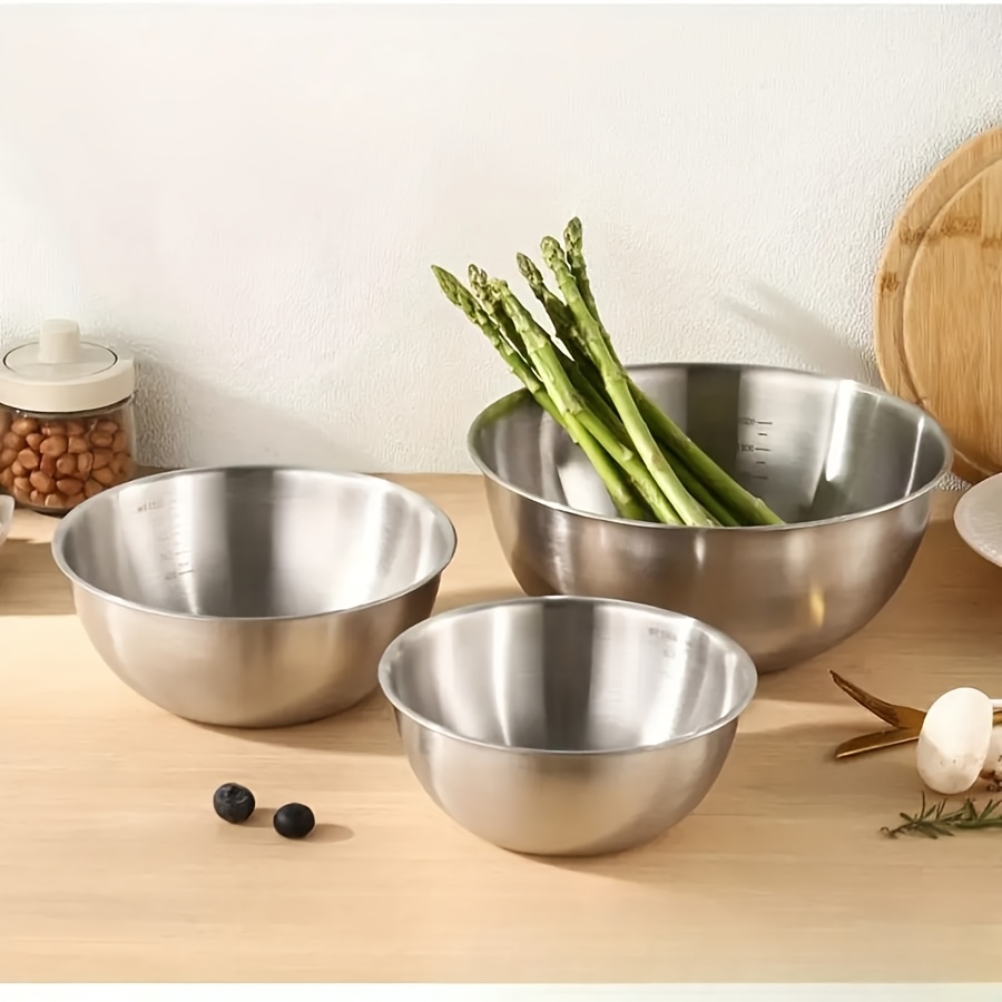 3'lü Paslanmaz Çelik Salata Ka - Kitchen Baking Cooking incelemesi ve fiyatı