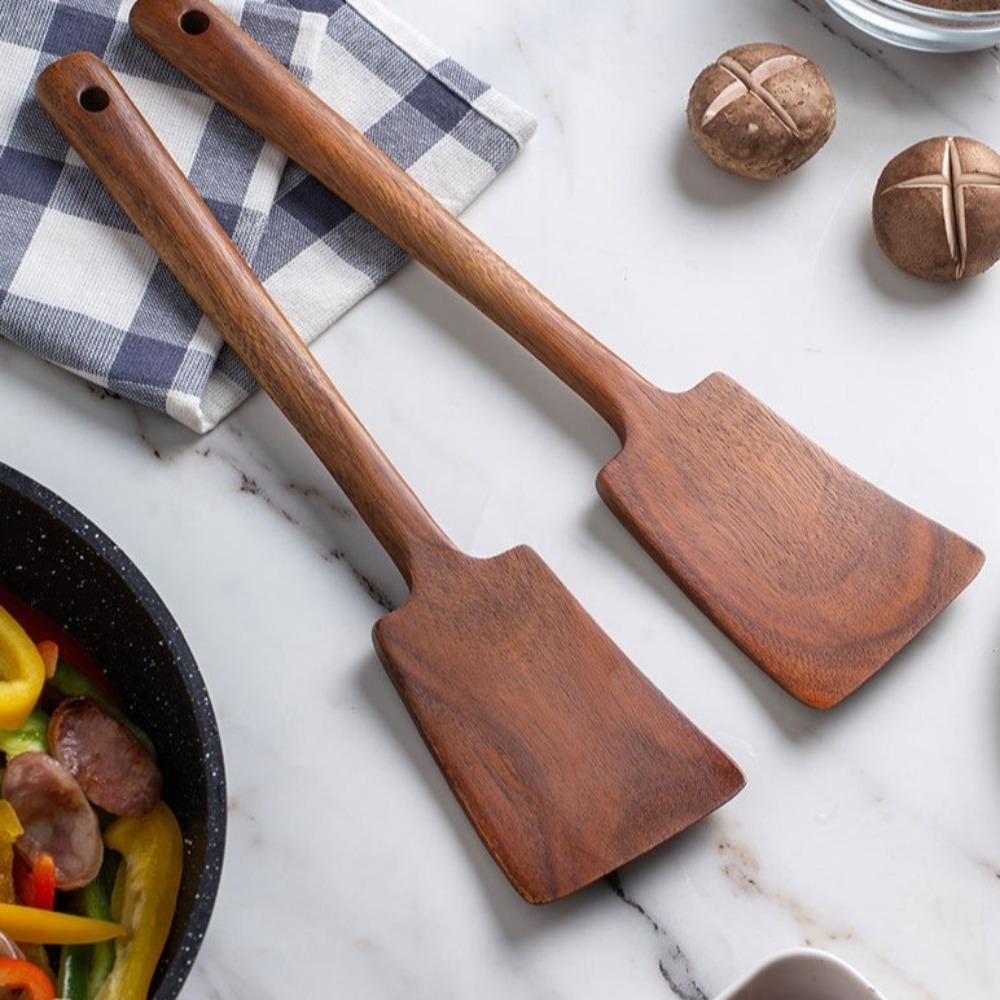 34 cm katı ahşap pişirme Spatu - Offset Spatula Set incelemesi ve fiyatı