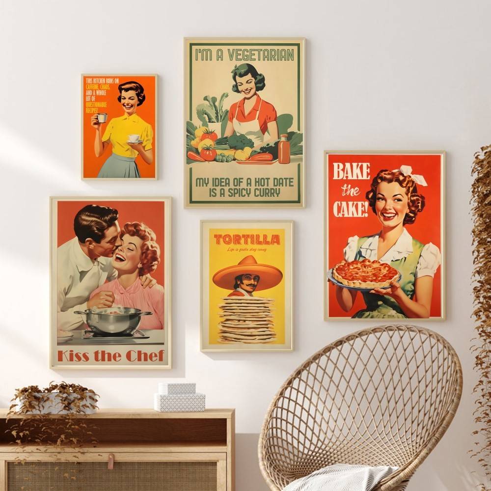 Retro Mutfak Alıntı Kağıt Post - Kitchen Baking Quotes incelemesi ve fiyatı